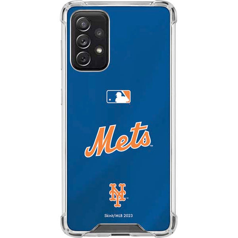 MLB New York Mets Jersey Alternate Galaxy A72 5G Clear Case